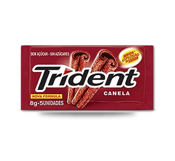 Chiclete Trident 8g com 5