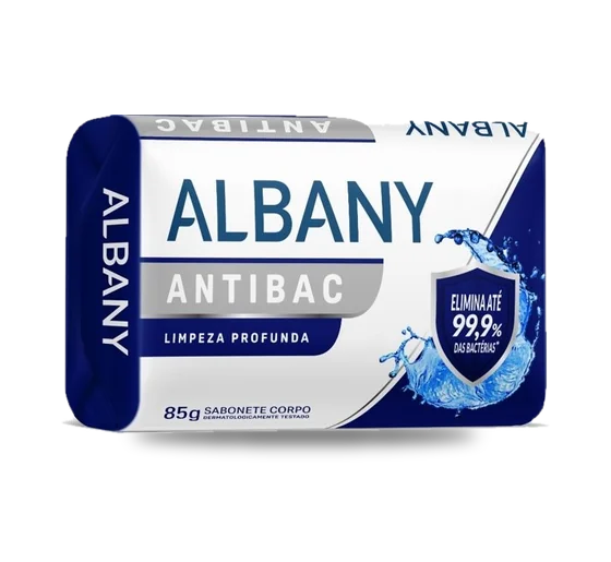 Sabonete Albany Suave Antibacteriano 85g