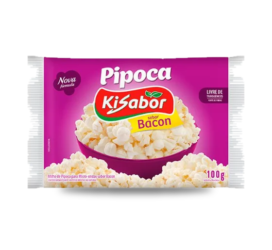 Pipoca de Micro-ondas Kisabor 100g
