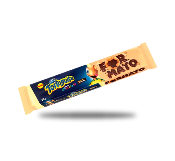 Biscoito Recheado Arcor Tortuguita Chocolate Formato 90g