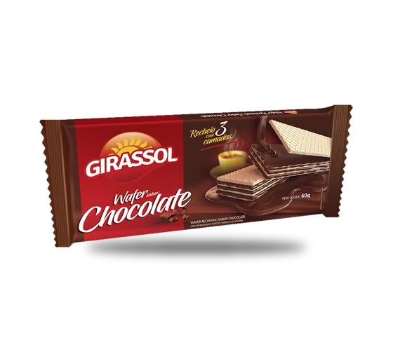 Biscoito Wafer Girassol 60g