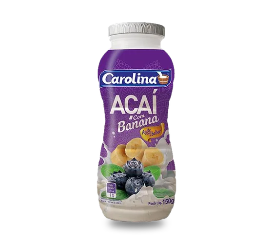Iogurte Carolina Açaí Banana 800g
