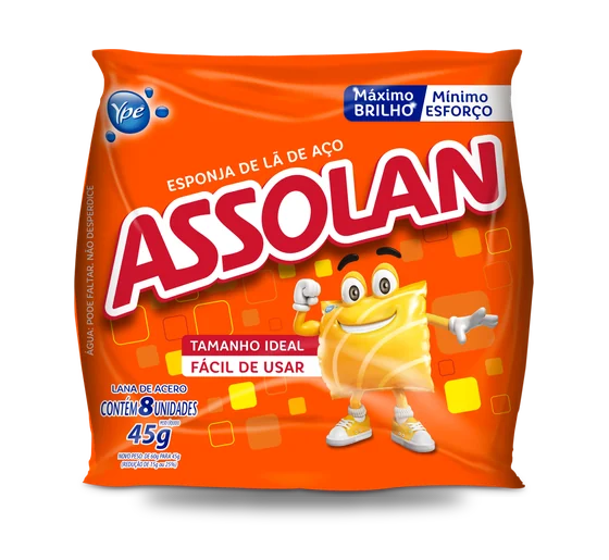 Esponja de Aço Assolan 45g
