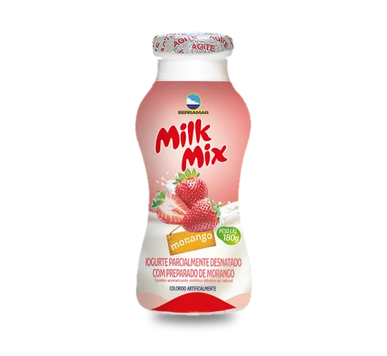 Iogurte Milk Mix Serramar Morango 180g