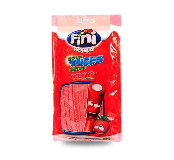 Balas de Gelatina Fini Tubes 80g