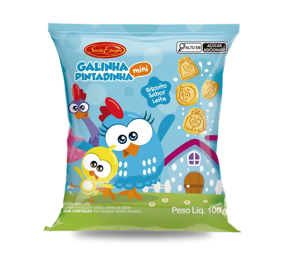 Biscoito Galinha Pintadinha Mini 100g