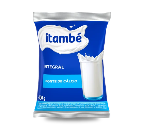 Leite em Pó Itambé Integral Sachê 400g