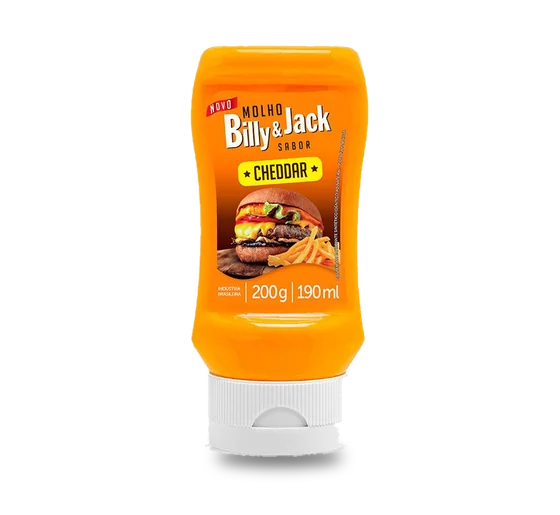 Molho para Lanche Kisabor Billy & Jack Cheddar 200g