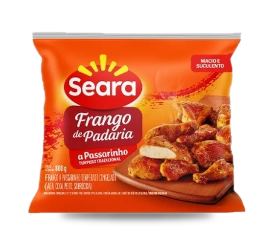 Frango a Passarinho Seara Padaria Congelado 800g