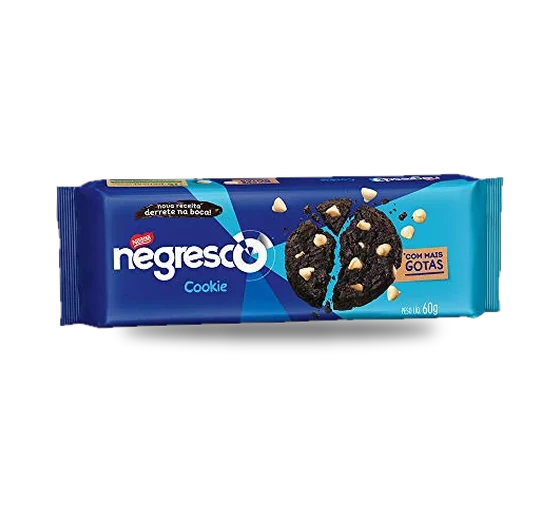 Cookies Nestlé Negresco Gotas de Chocolate 60g