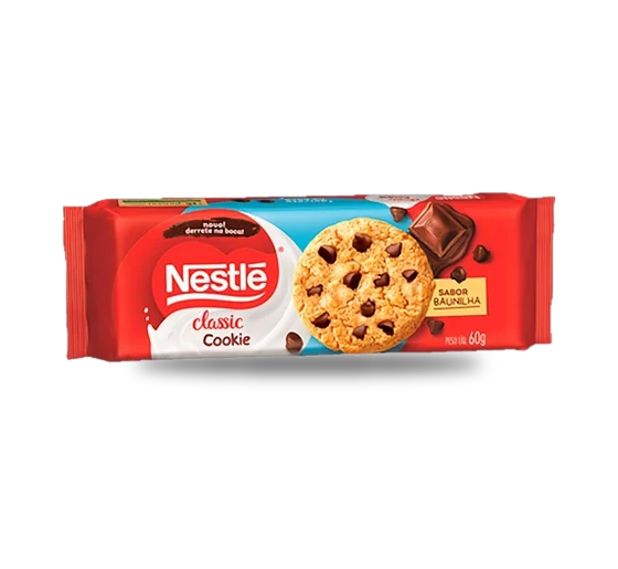 Cookies Nestlé Classic Gotas de Chocolate 60g