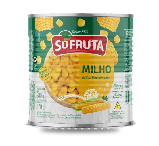 Milho Verde em Conserva Só Fruta Lata 170g