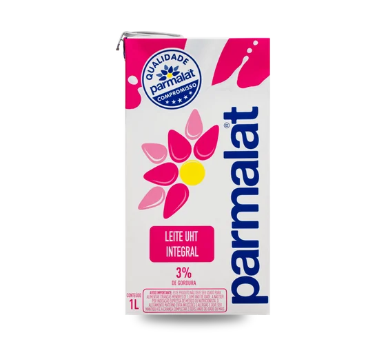 Leite Parmalat Integral Tampa Abre e Fecha 1L