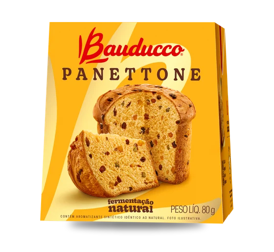 Panetone Bauducco Frutas 80g