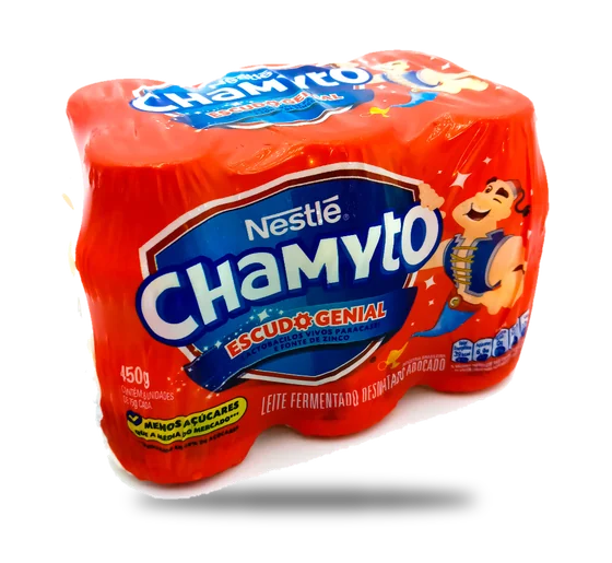 Leite Fermentado Nestlé Chamyto Tradicional 450g com 6