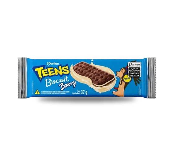 Biscoito Recheado Marilan Teens Bauny 30g