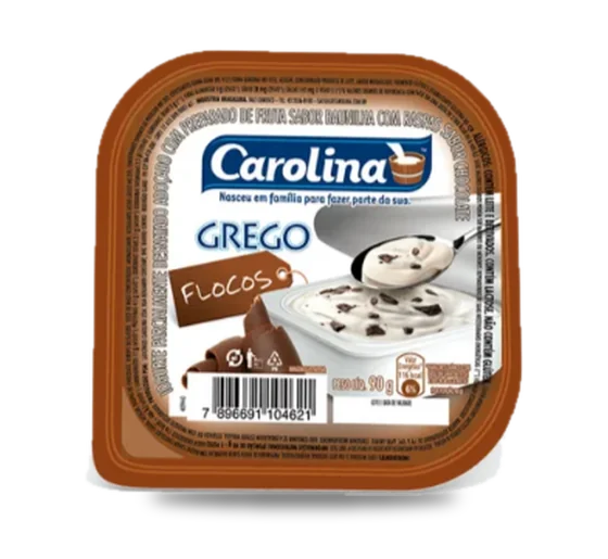 Iogurte Carolina Flocos 90g