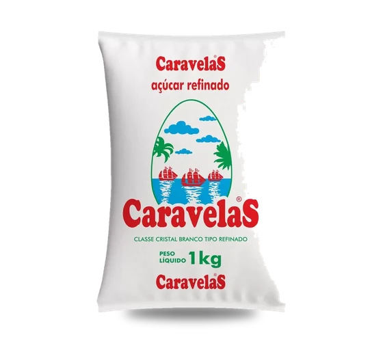 Açúcar Refinado Caravelas 1kg