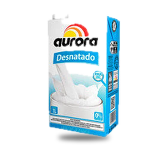 Leite Longa Vida Aurora Desnatado 1L