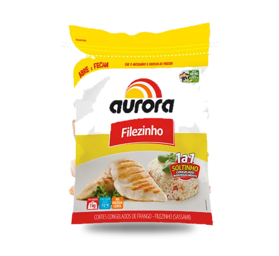 Filezinho de Peito de Frango Aurora Sassami 1kg