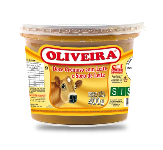 Doce de Leite Oliveira Cremoso 400g