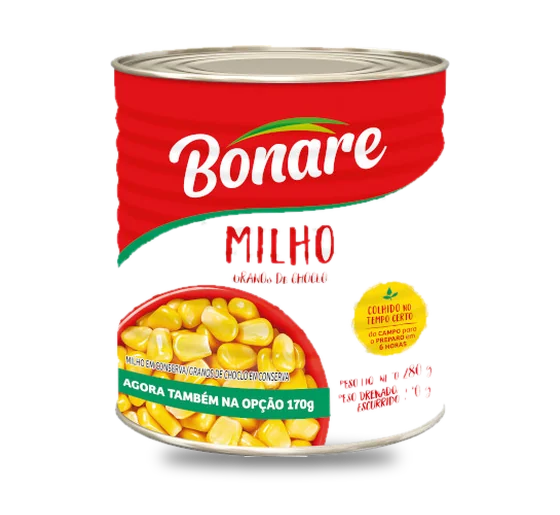 Milho Verde em Conserva Bonare Lata 170g