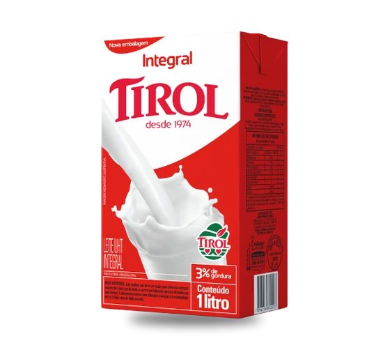 Leite Longa Vida Tirol Integral 1L