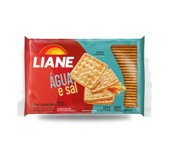 Biscoito Água e Sal Liane 330g