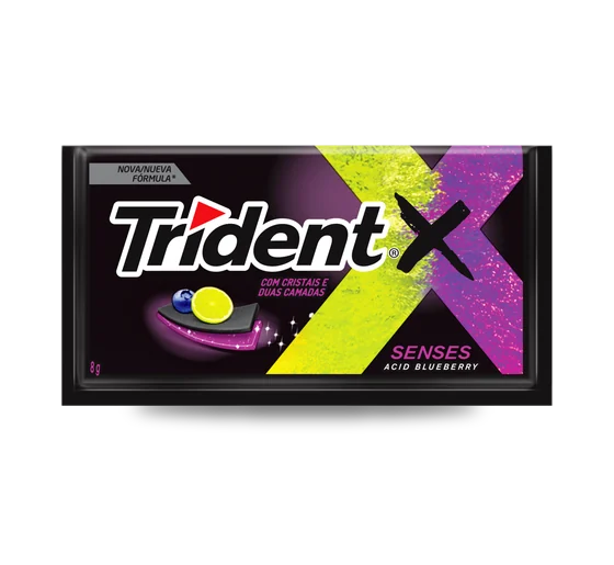 Chiclete Trident Blueberry Citrus