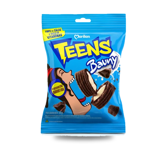 Biscoito Recheado Marilan Teens Baunilha 30g (grande)