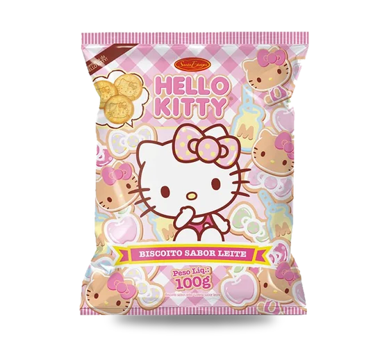 Biscoito Hello Kitty Leite 100g
