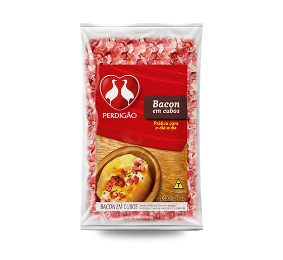 Bacon Perdigão em Cubos 1kg
