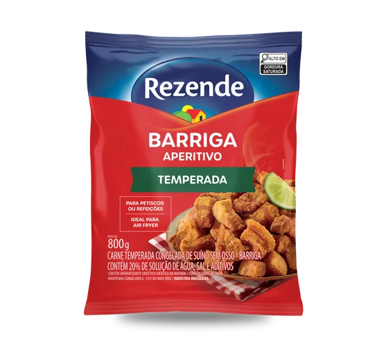 Panceta Rezende Barriga Suína Temperada 800g