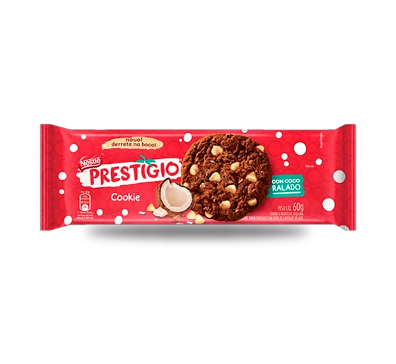 Cookies Nestlé Prestígio Gotas de Chocolate 60g