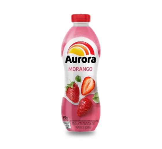 Bebida Láctea Aurora Morango 850ml