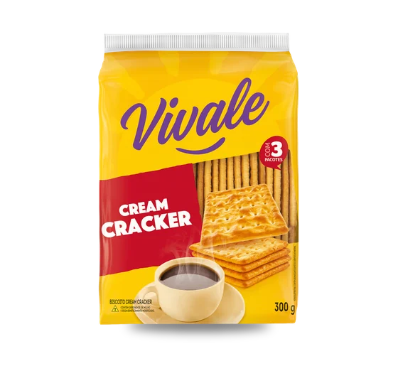 Biscoito Cream Cracker Vivale 300g