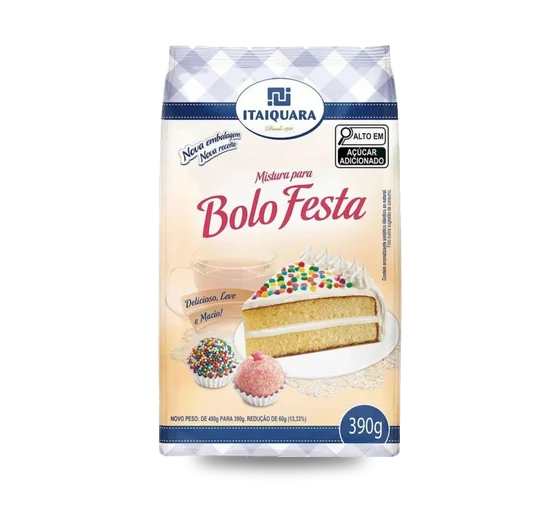 Mistura para Bolo Itaiquara Festa 390g