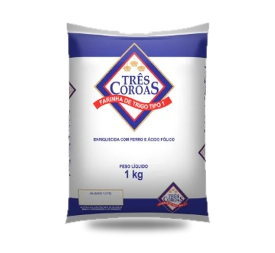 Farinha de Trigo Três Coroas T1 1kg