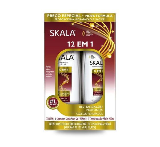 Kit Shampoo + Condicionador Skala 325ml