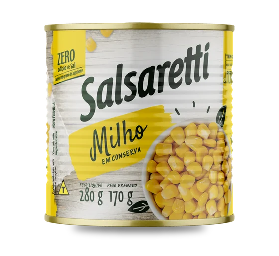 Milho Verde em Conserva Salsaretti Lata 170g